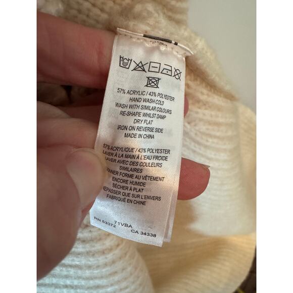 French Connection Women's Kessp Puff-Sleeve Midi Sweater Dress XS NWT - Picture 4 of 13